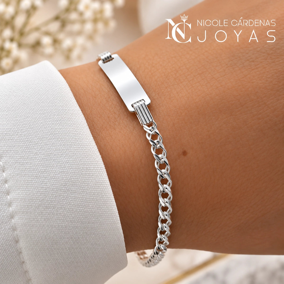 PULSERA PIOCHA DOBLE GRUMET 19 cm