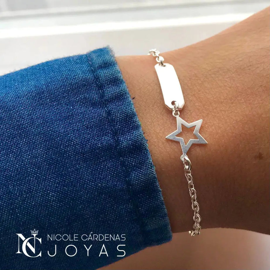 PULSERA PIOCHA Y ESTRELLA