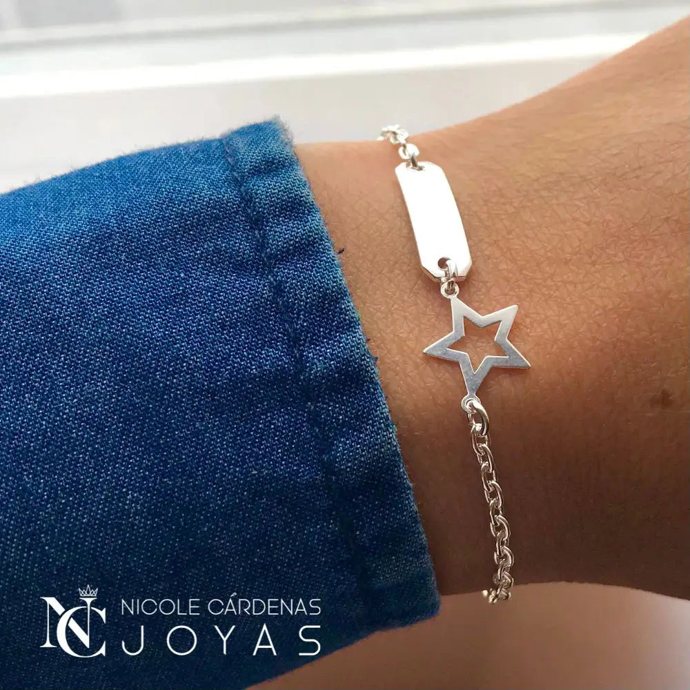 PULSERA PIOCHA Y ESTRELLA