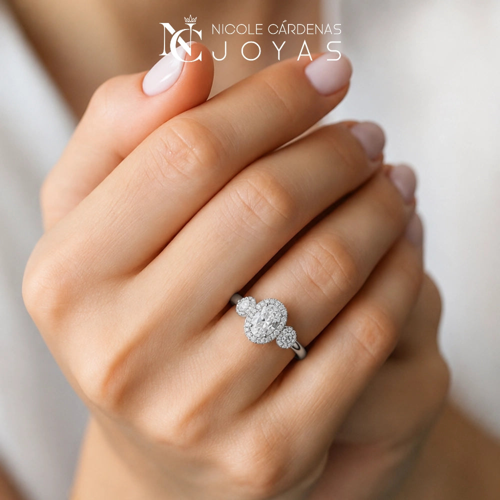 ANILLO ÓVALOS Y CIRCONES