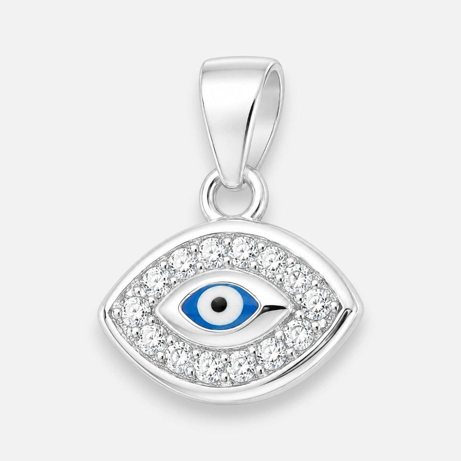COLLAR OJO TURCO Y CIRCONES