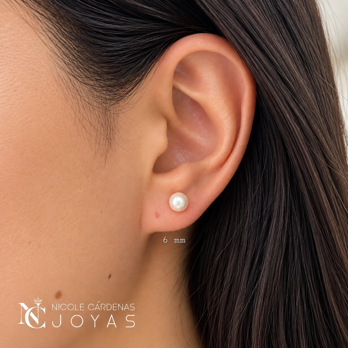 AROS PERLA TRADICIONAL 6 MM DIÁMETRO