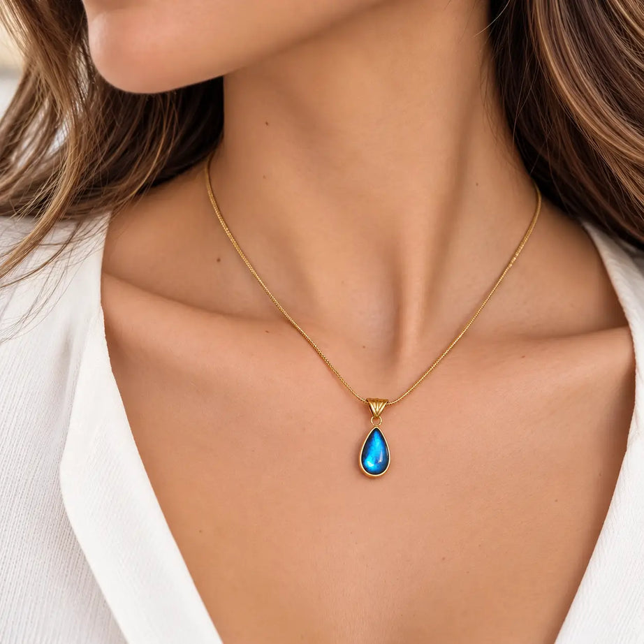 COLLAR AURA TURQUESA