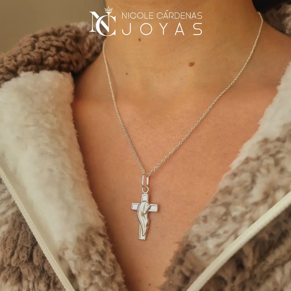 COLLAR CRUZ DE VIRGEN NIÑA