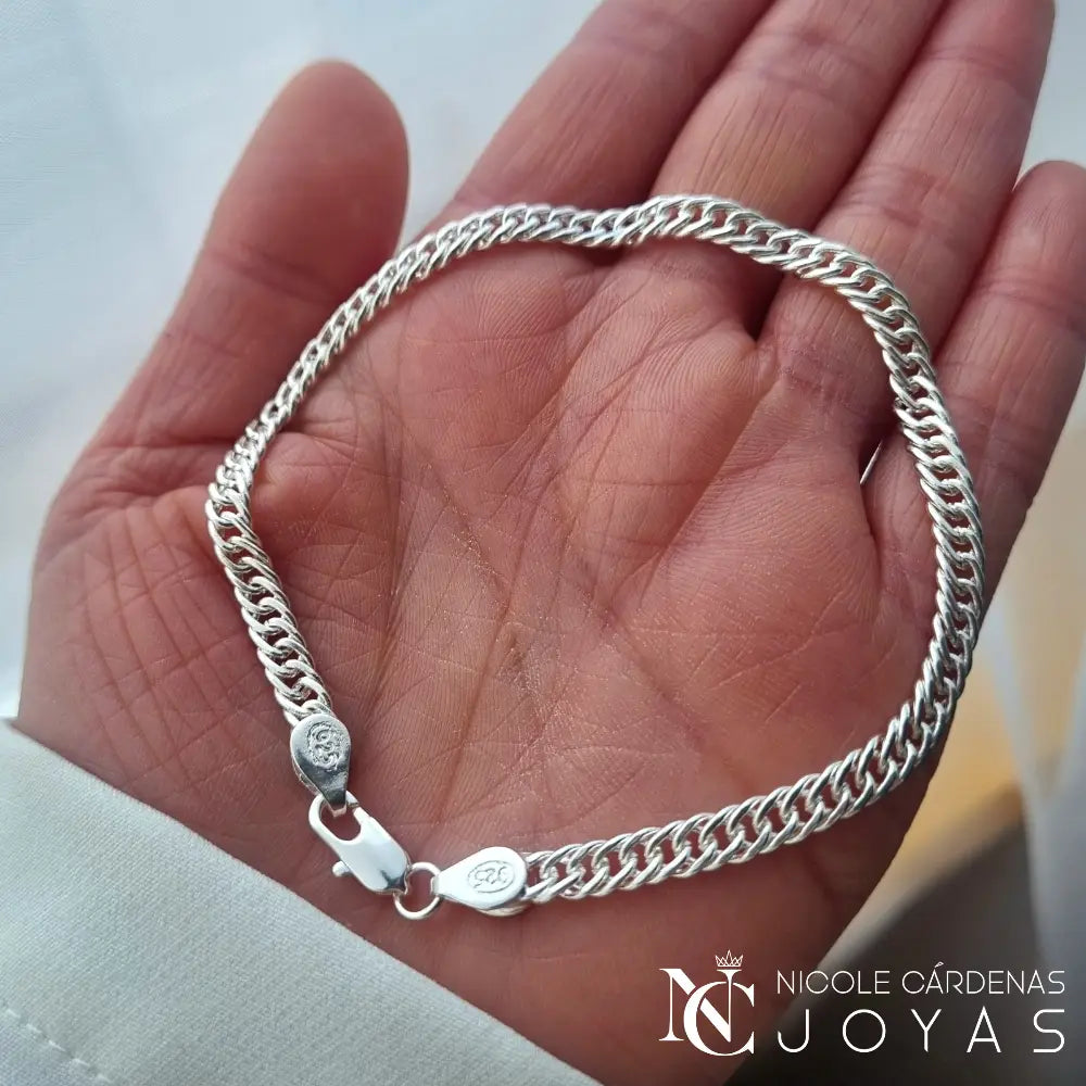 PULSERA DOBLE GRUMET 21 cm LARGO