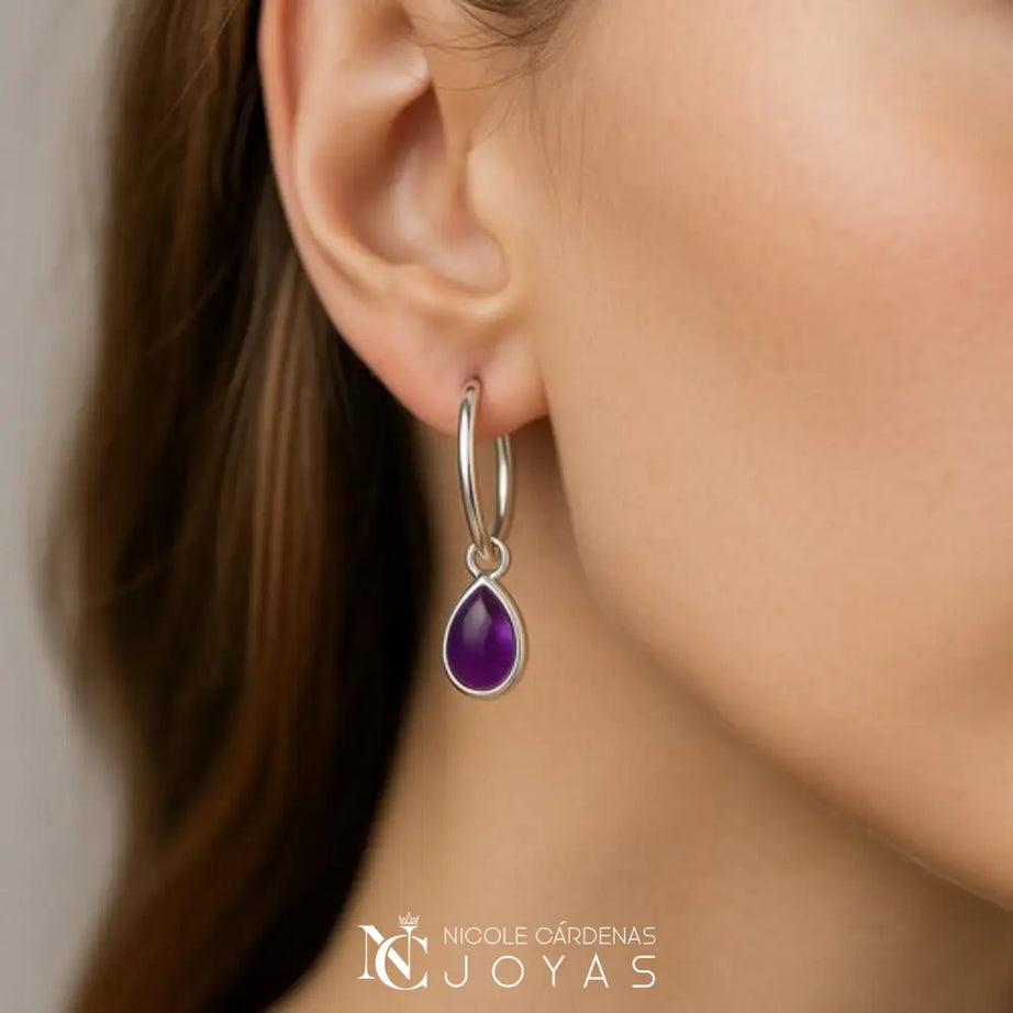 ARGOLLA 14 mm CON GOTA AMATISTA