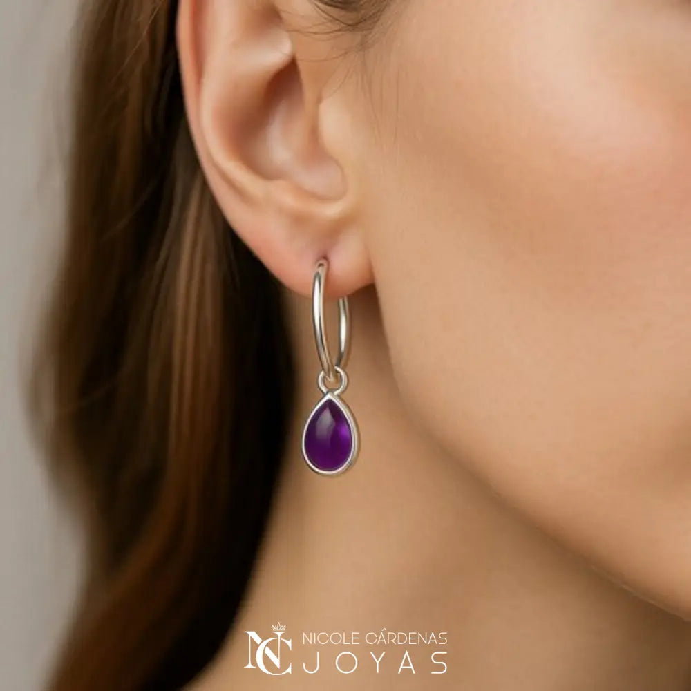 ARGOLLA 14 mm CON GOTA AMATISTA