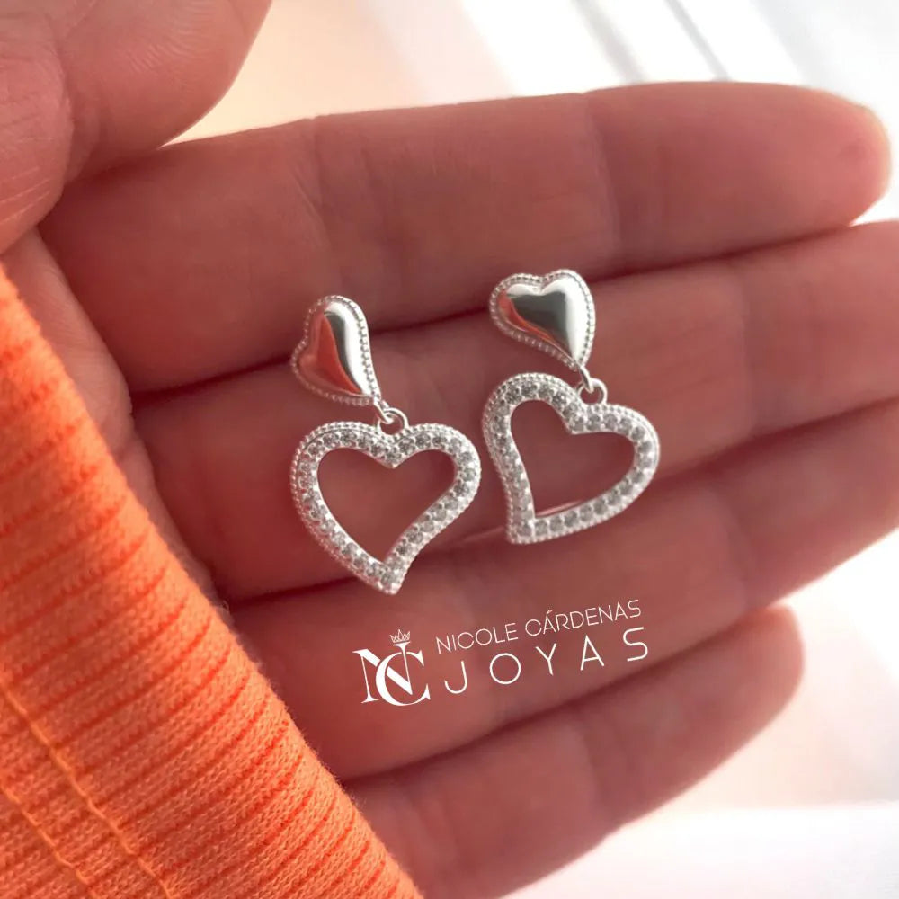 AROS CORAZONES CON CIRCONES