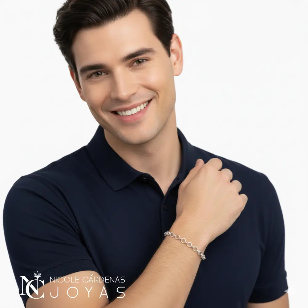 PULSERA ROLO UNISEX 21 cm LARGO