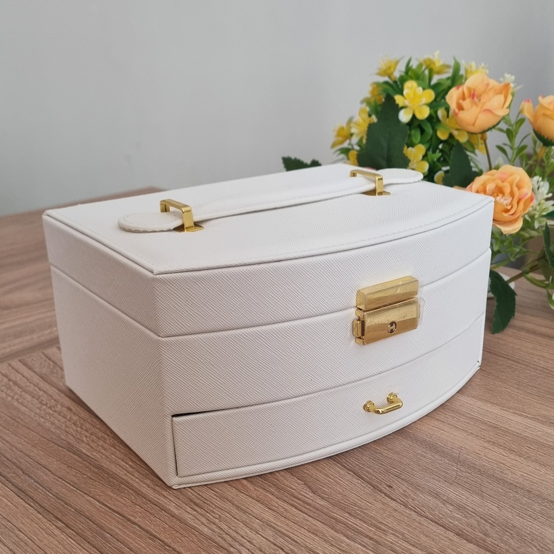 MALETA JOYERO BLANCO