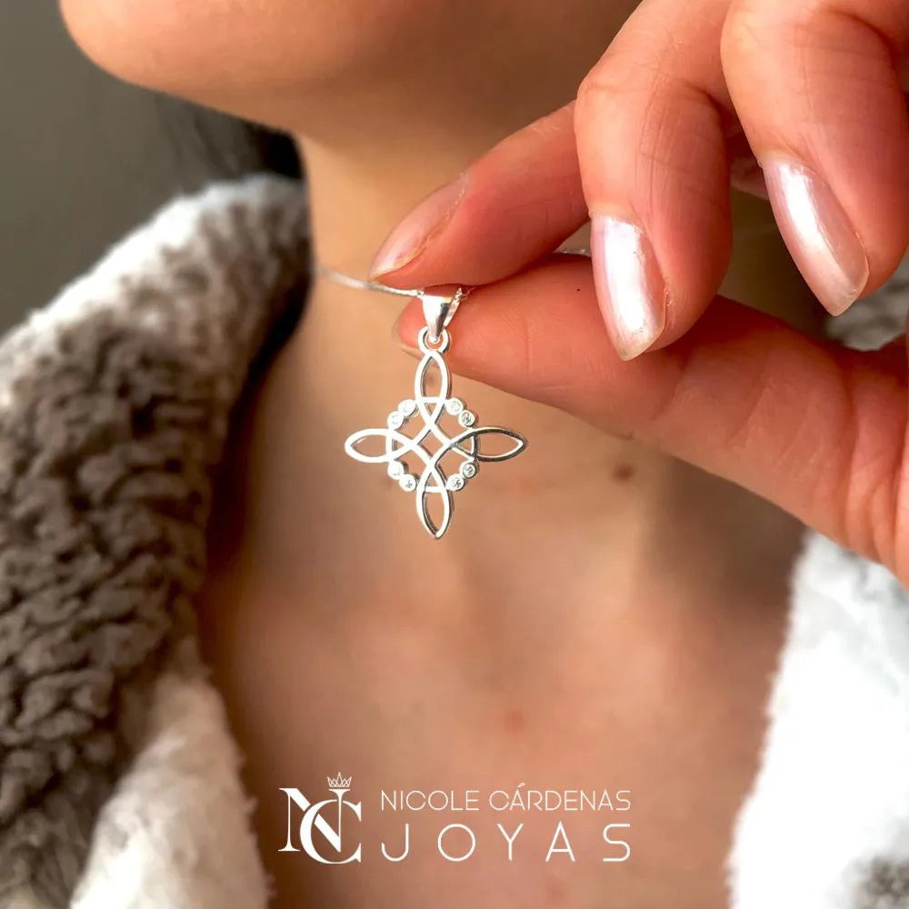 COLLAR NUDO DE BRUJAS 1,8 cm DIÁMETRO