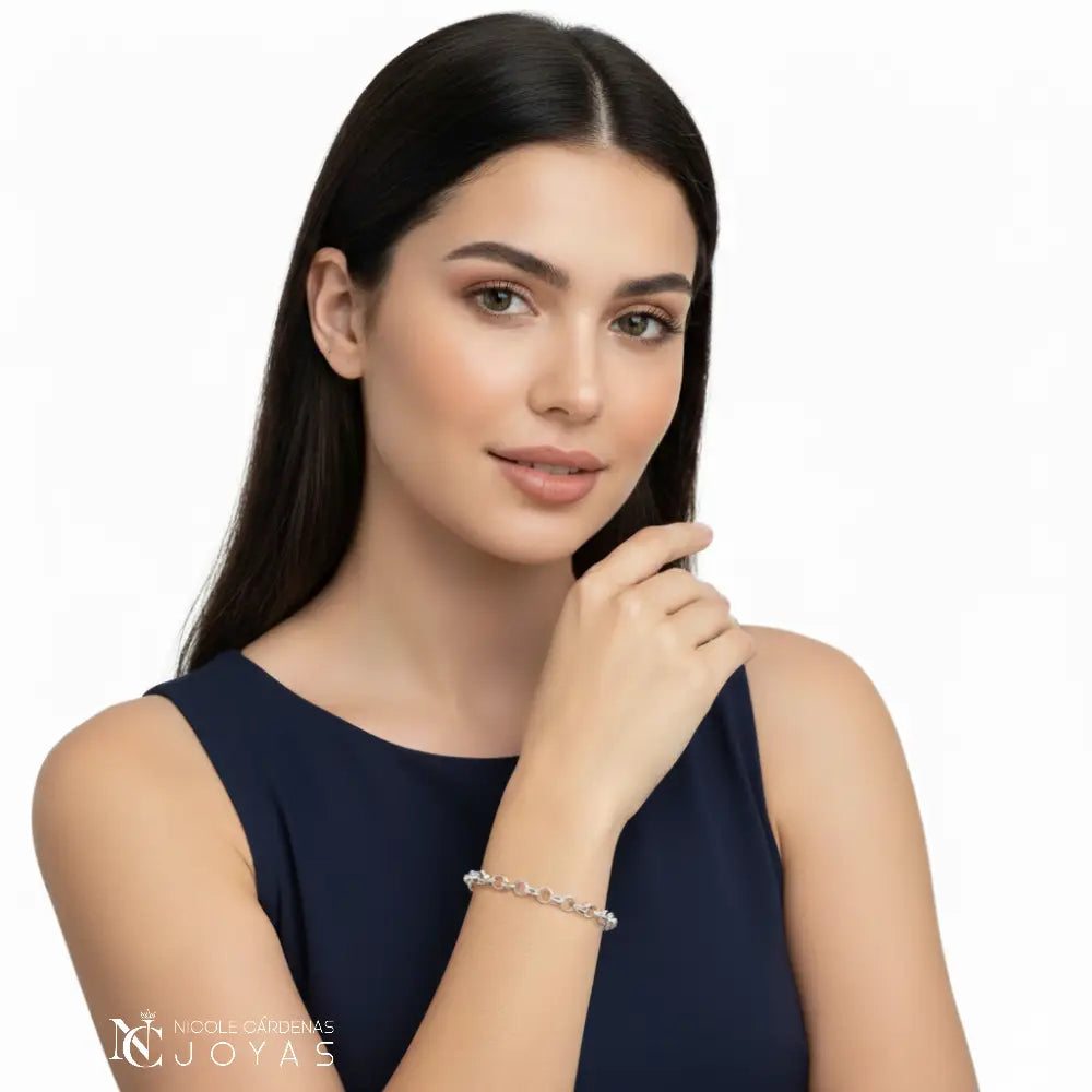 PULSERA ROLO UNISEX 21 cm LARGO