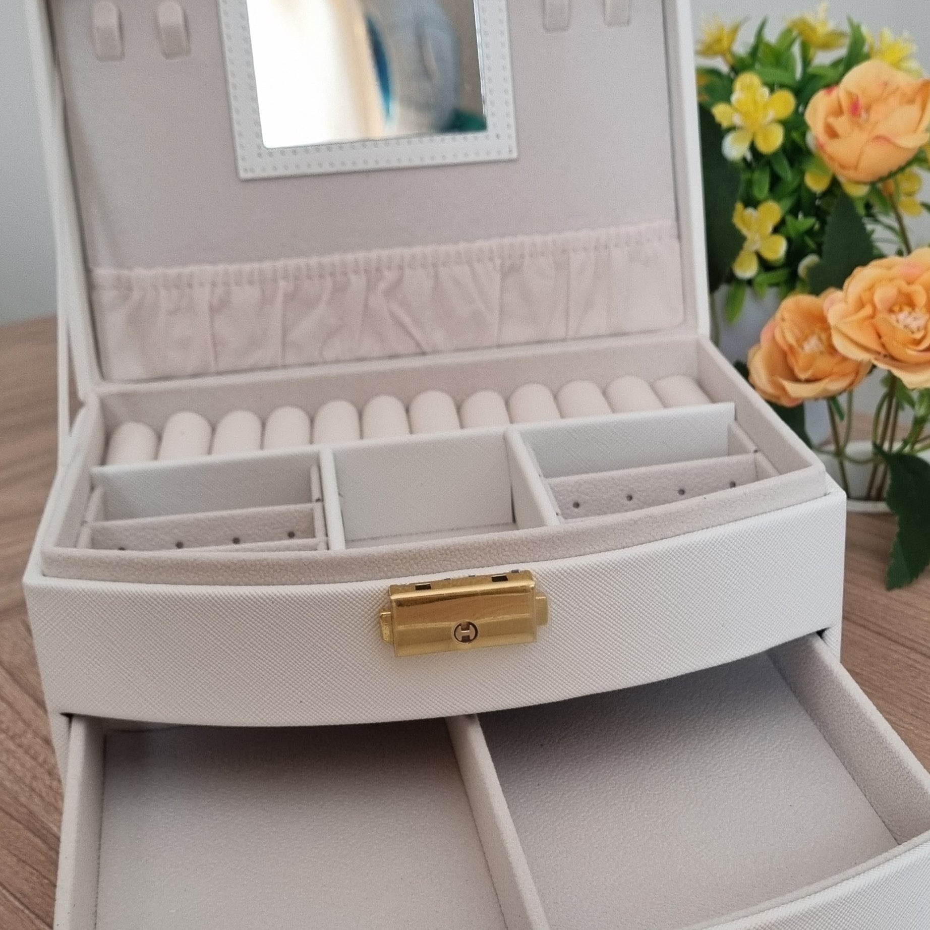 MALETA JOYERO BLANCO