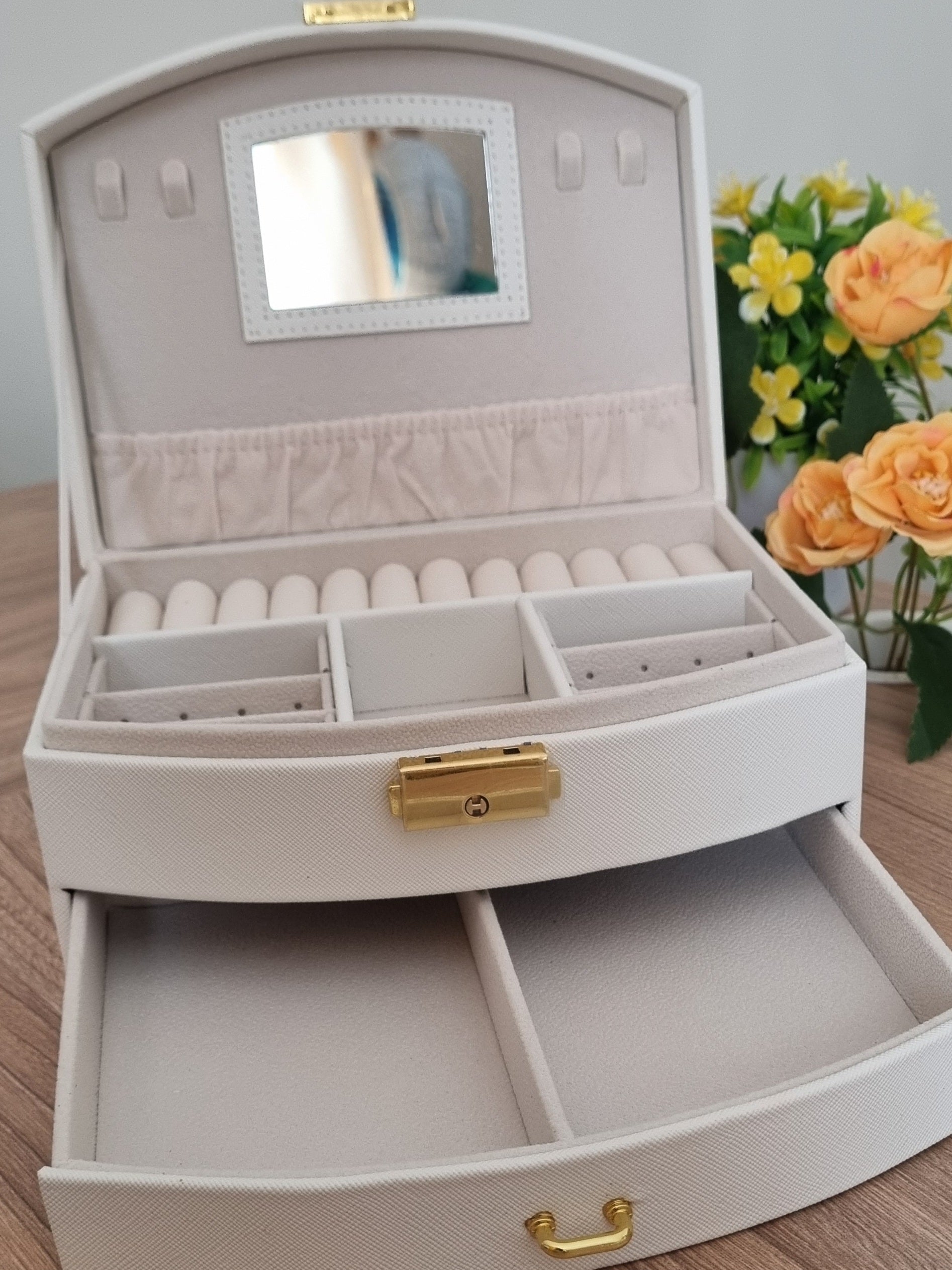 MALETA JOYERO BLANCO